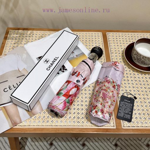 Chanel Kaleidoscope 2024 New Explosive Three fold Automatic Folding Umbrella Made of Taiwan 71ovieg3 - Image 6