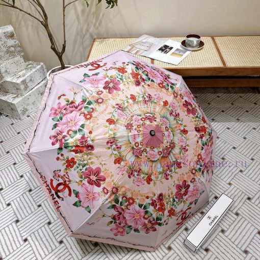Chanel Kaleidoscope 2024 New Explosive Three fold Automatic Folding Umbrella Made of Taiwan 71ovieg3 - Image 10