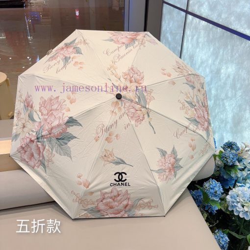 CHANEL Five Fold Hand Folding Umbrella with Exquisite Craftsmanship, Fashionable Style, Fried9qzegd2 - Image 7