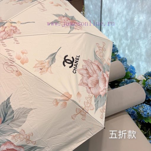 CHANEL Five Fold Hand Folding Umbrella with Exquisite Craftsmanship, Fashionable Style, Fried9qzegd2 - Image 9