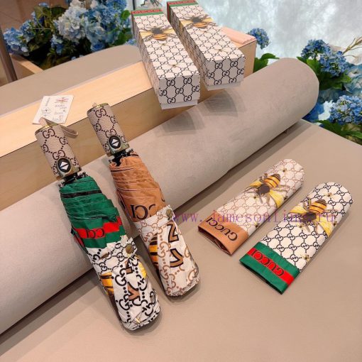 GUCCIGucci Bee Triple Fold Automatic Folding Sunny Umbrella, Sunny Sunshade, Rainy Sunshade,7huosupy - Image 7