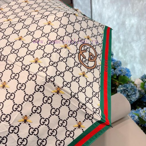 GUCCIGucci Bee Triple Fold Automatic Folding Sunny Umbrella, Sunny Sunshade, Rainy Sunshade,7huosupy - Image 10