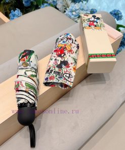 GUCCIGucci Mickey five fold hand folding umbrella for sunny and rainy days, with OEM qualityhoyk2mdy