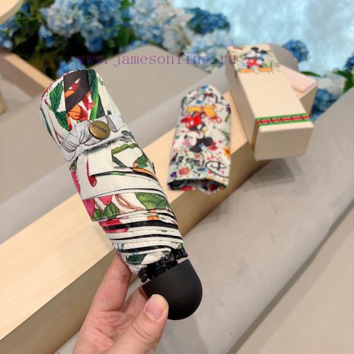 GUCCIGucci Mickey five fold hand folding umbrella for sunny and rainy days, with OEM qualityhoyk2mdy - Image 3