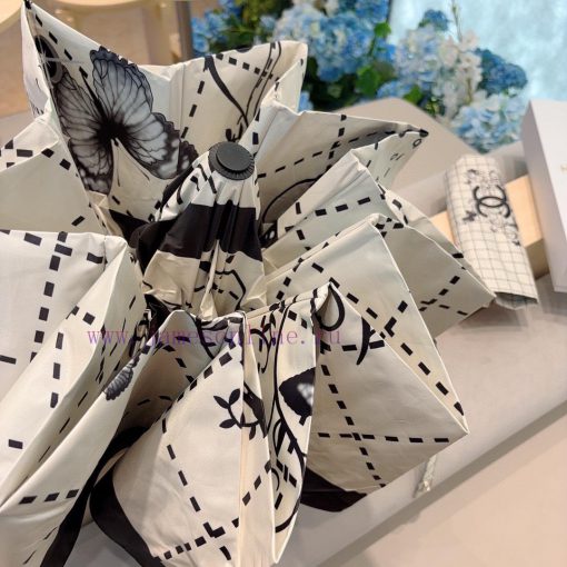 CHANEL's three fold automatic folding umbrella is made of Taiwan imported UV resistant umbre652uwzix - Image 4