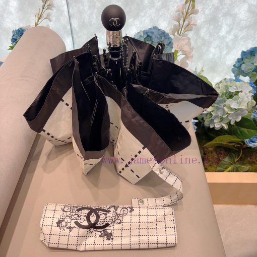 CHANEL's three fold automatic folding umbrella is made of Taiwan imported UV resistant umbre652uwzix - Image 6