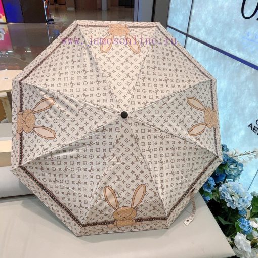 LOUIS VUITTON Rabbit Logo Three Fold Automatic Folding Sunny Umbrella New Coating Technologyf4to7kvu - Image 8