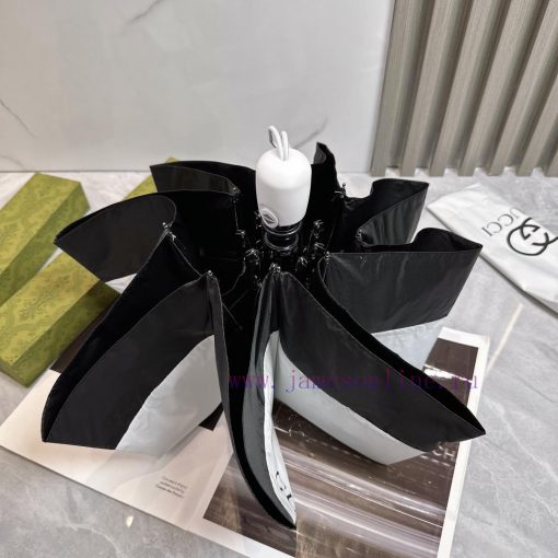 GUCCI 2024 Summer New Fully Automatic Folding UmbrellaBlack coating sunscreen effectively bl1luzxxic - Image 6
