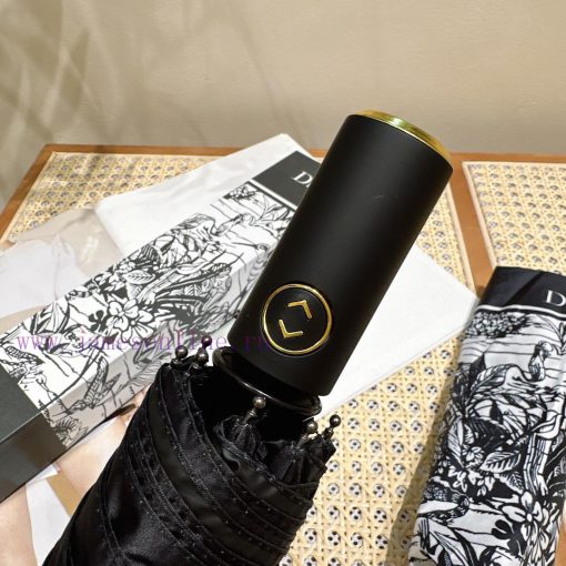 DIOR 2024 New Field Flower Fragrance Triple Fold Automatic Folding Sunny Umbrella Fashion OEsk4uesvb - Image 4