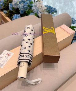 LOUIS VUITTON 2024 new star triple fold automatic folding umbrella with new coating technolog9d8uch6