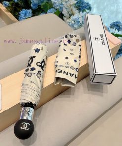 CHANEL 2024 new three fold automatic folding umbrella with exquisite workmanship, stylish anjuxjm7qi