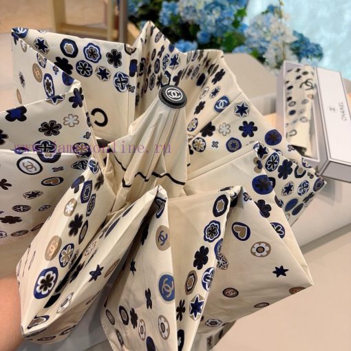 CHANEL 2024 new three fold automatic folding umbrella with exquisite workmanship, stylish anjuxjm7qi - Image 5