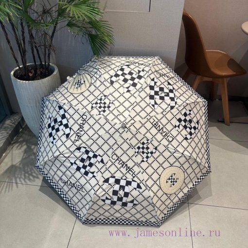 CHANEL's three fold automatic folding umbrella is a classic hot seller, using Taiwan importebk00ogpv - Image 10
