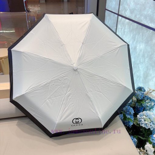 GUCCIGucci Classic Splicing Triple Fold Automatic Folding Sunny Umbrella, Sunny Sunshade, Rawk6xr46i - Image 8