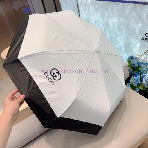 GUCCIGucci Classic Splicing Triple Fold Automatic Folding Sunny Umbrella, Sunny Sunshade, Rawk6xr46i - Image 9