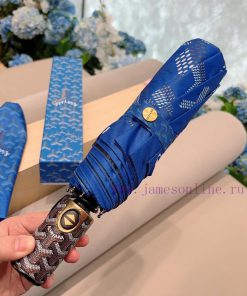 . Goyard 24 new version three fold automatic folding umbrella hot selling fashion index chatuvye8da