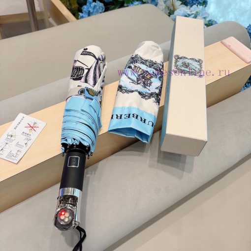 Burberry's light war horse, three fold automatic folding umbrella, the pinnacle of the year,4x1ddqaw - Image 2