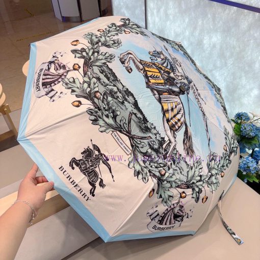 Burberry's light war horse, three fold automatic folding umbrella, the pinnacle of the year,4x1ddqaw - Image 9