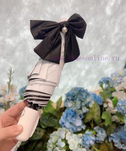 CHANEL 2024 new pearl bow, three fold automatic folding umbrella, exquisite workmanship, fashqnxs7ta