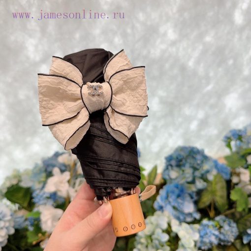 CHANEL's new five fold manual folding umbrella is made of Taiwan imported UV resistant umbrepzf2a6k4 - Image 5