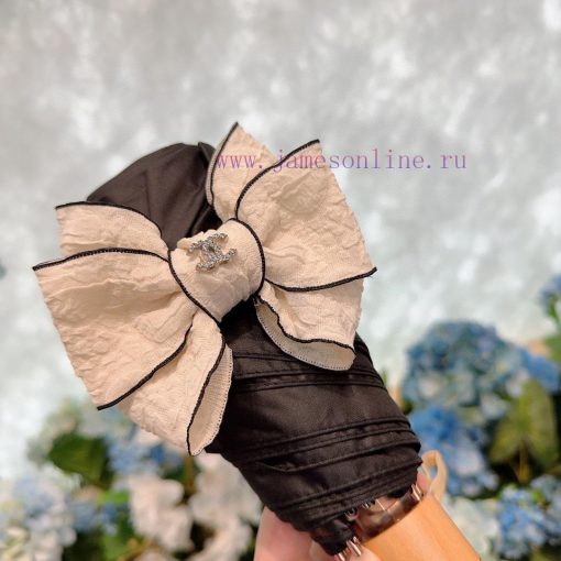 CHANEL's new five fold manual folding umbrella is made of Taiwan imported UV resistant umbrepzf2a6k4 - Image 6
