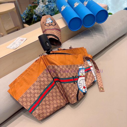 GUCCIGucci Ding Dang Cat Three fold Automatic Folding Sunny Umbrella, Sunny Sunshade, Rainy rtntrez7 - Image 5