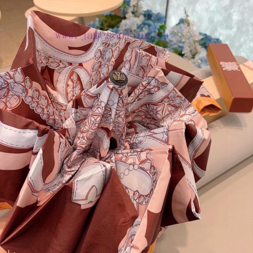 LOUIS Vuitton 2024 New the Year of the Loong lv Jacquard Three fold Automatic Folding Umbrelhdid9dyf - Image 4
