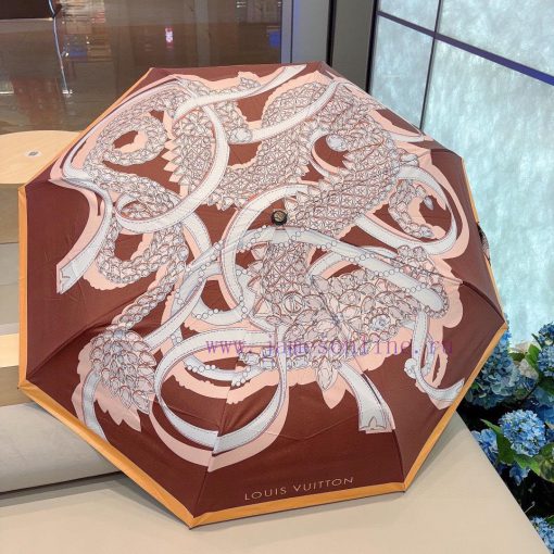 LOUIS Vuitton 2024 New the Year of the Loong lv Jacquard Three fold Automatic Folding Umbrelhdid9dyf - Image 7