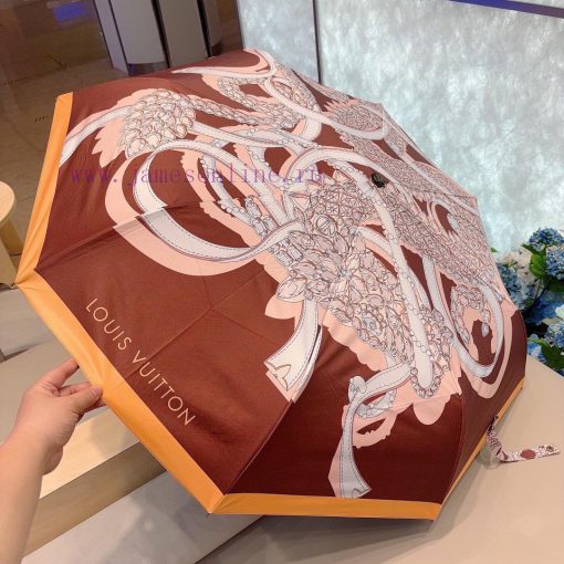 LOUIS Vuitton 2024 New the Year of the Loong lv Jacquard Three fold Automatic Folding Umbrelhdid9dyf - Image 8