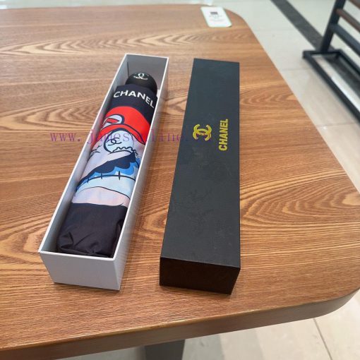 CHANEL Super Mario Triple Fold Automatic Folding Umbrella Made of Taiwan Imported UV Protect6uxxu44x - Image 2