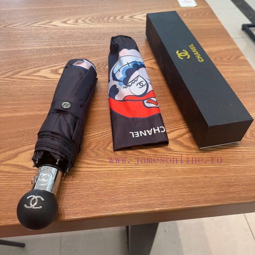 CHANEL Super Mario Triple Fold Automatic Folding Umbrella Made of Taiwan Imported UV Protect6uxxu44x - Image 4