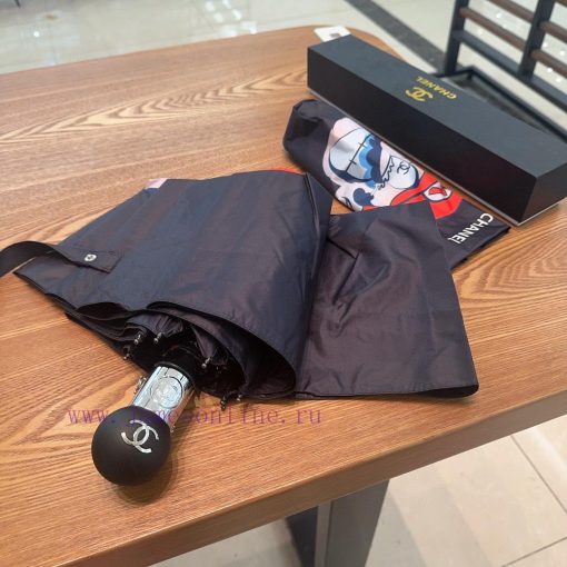 CHANEL Super Mario Triple Fold Automatic Folding Umbrella Made of Taiwan Imported UV Protect6uxxu44x - Image 8