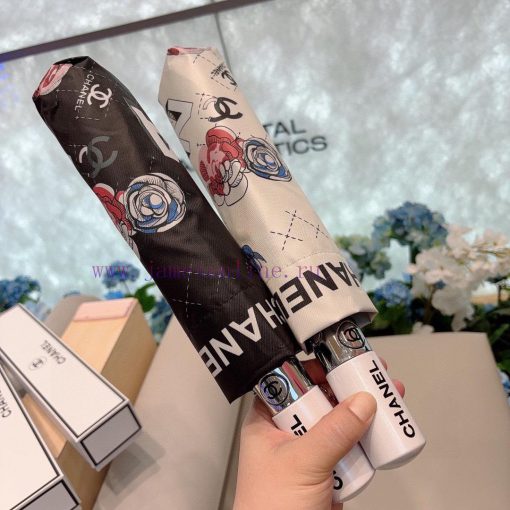 CHANEL 2024 new three fold automatic folding umbrella with exquisite workmanship, stylish aneapgw6nc - Image 7