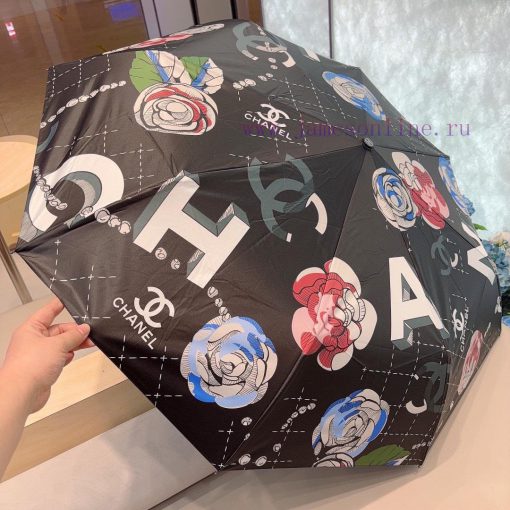 CHANEL 2024 new three fold automatic folding umbrella with exquisite workmanship, stylish aneapgw6nc - Image 10