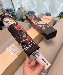CHANEL Triple Fold Automatic Folding Umbrella with Exquisite Craftsmanship, Stylish Style, Srwqd9rzo