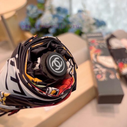 CHANEL Triple Fold Automatic Folding Umbrella with Exquisite Craftsmanship, Stylish Style, Srwqd9rzo - Image 5