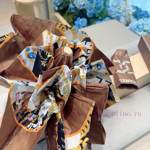 CHANEL's 50% fold manual folding umbrella is made of UV resistant umbrella fabric imported fd8hucewd - Image 6
