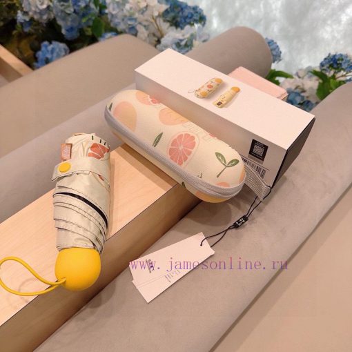 Benteunder fruit capsule under banana, five fold, hand opening umbrella, compact and conveniu2ax5w2r