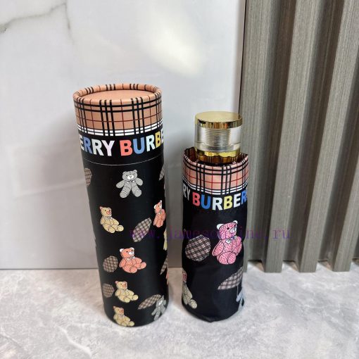 Burberry Crystal Handle 2024 New Five Fold Folding Umbrella Fashion OEM Quality Exquisite De4i2bcp7d - Image 2