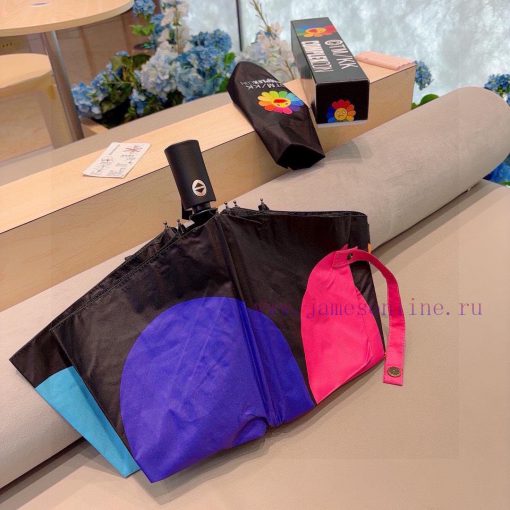 Trendy brand Takashi Murakami's three fold folding automatic umbrella design is generous, win35k9hb5 - Image 7