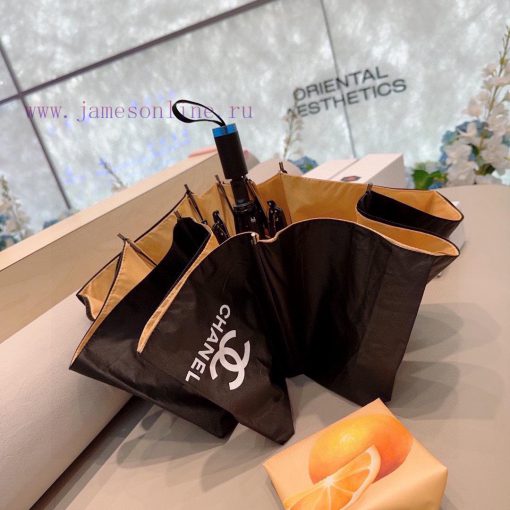 CHANEL 2024 New Fruit Umbrella Three Fold Automatic Folding Sunny Umbrella Exquisite Craftsm0vv4p3wm - Image 6
