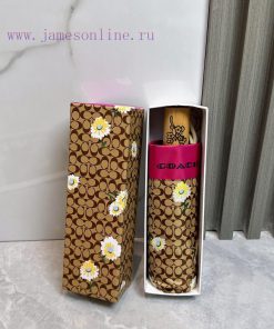 COACH wooden handle daisy 2024 new five fold folding umbrella fashion OEM quality, exquisite30tu7wn8