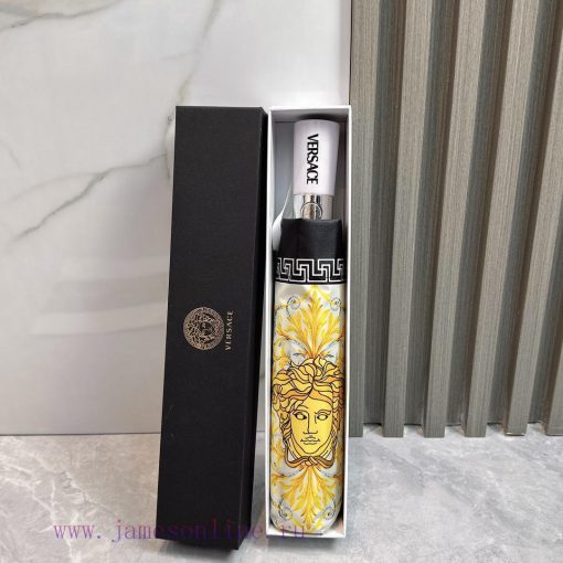 Versace Versace 2024 Summer New Fully Automatic Folding UmbrellaBlack coating sunscreen effe4f63bodx