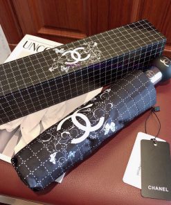 CHANEL Asia Pacific Camellia Fully Automatic UV Sunny Umbrella with diamond grid design giveuredg841