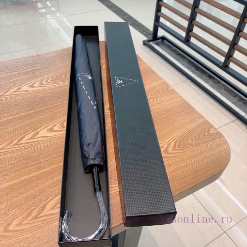 CHANEL's straight pole long umbrella with crystal handle and geometric shape is a hot and fab8507vr9 - Image 5