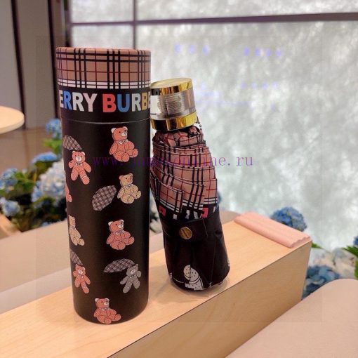 Burberry crystal handle, five fold manual folding umbrella, selected from Taiwan imported UVgd645iw7 - Image 3