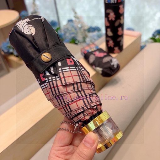 Burberry crystal handle, five fold manual folding umbrella, selected from Taiwan imported UVgd645iw7 - Image 5