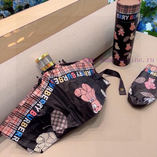 Burberry crystal handle, five fold manual folding umbrella, selected from Taiwan imported UVgd645iw7 - Image 7