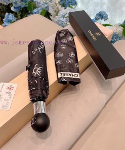 CHANEL tea flower three fold automatic folding umbrella selects Taiwan imported UV resistant2bwg7v35