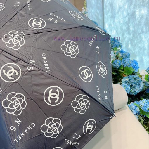 CHANEL tea flower three fold automatic folding umbrella selects Taiwan imported UV resistant2bwg7v35 - Image 9
